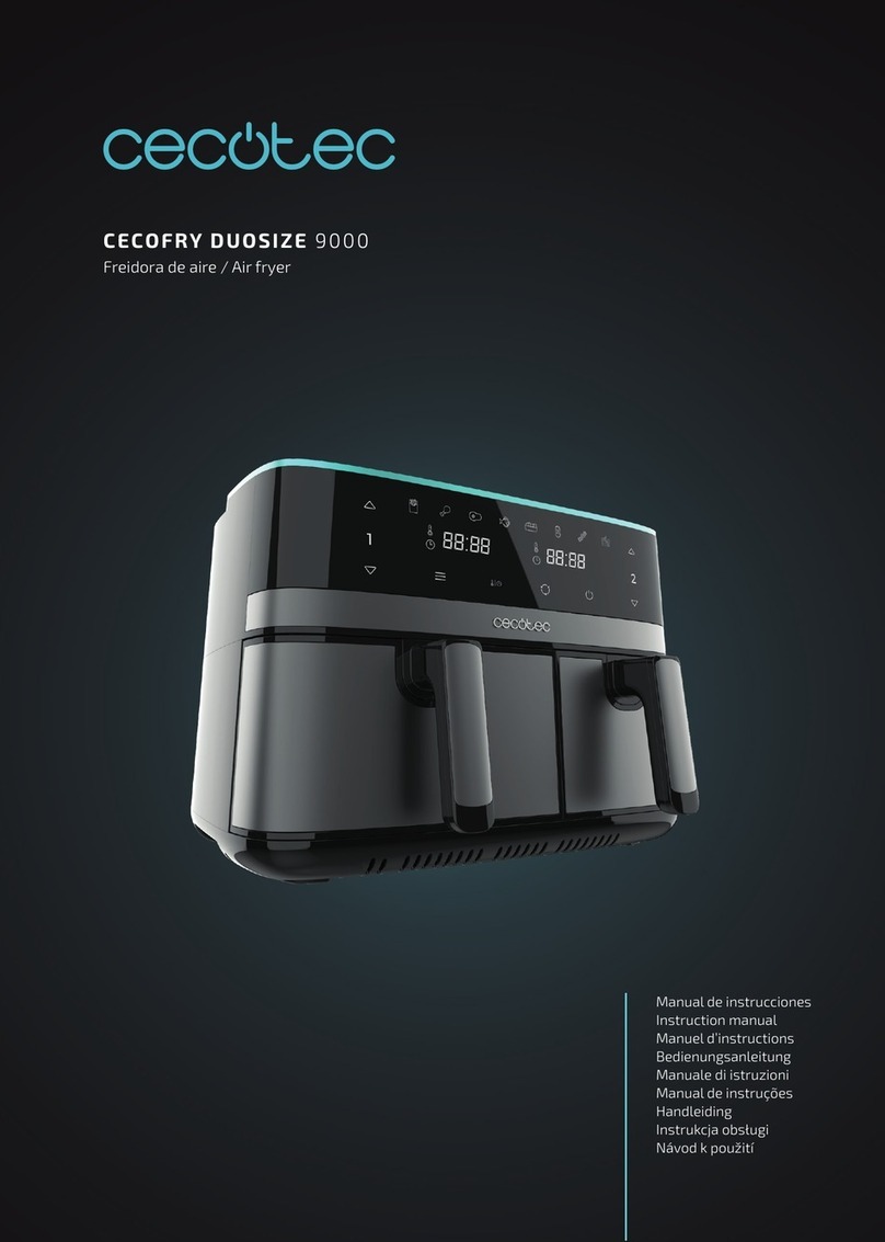 cecotec CECOFRY DUOSIZE 9000 instruction manual
