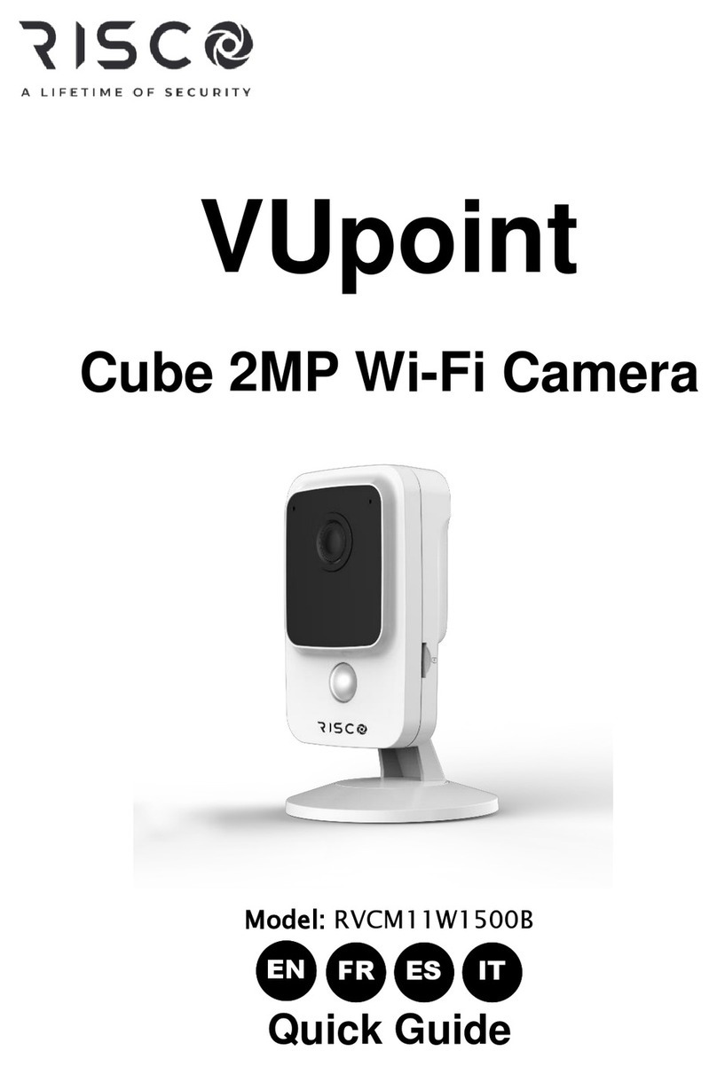 Risco VUpoint RVCM11W1500B User manual