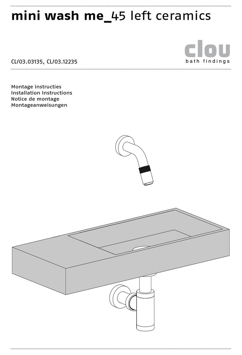 Clou mini wash me CL/03.03135 User manual Clou mini wash me CL/03.03135 User manual