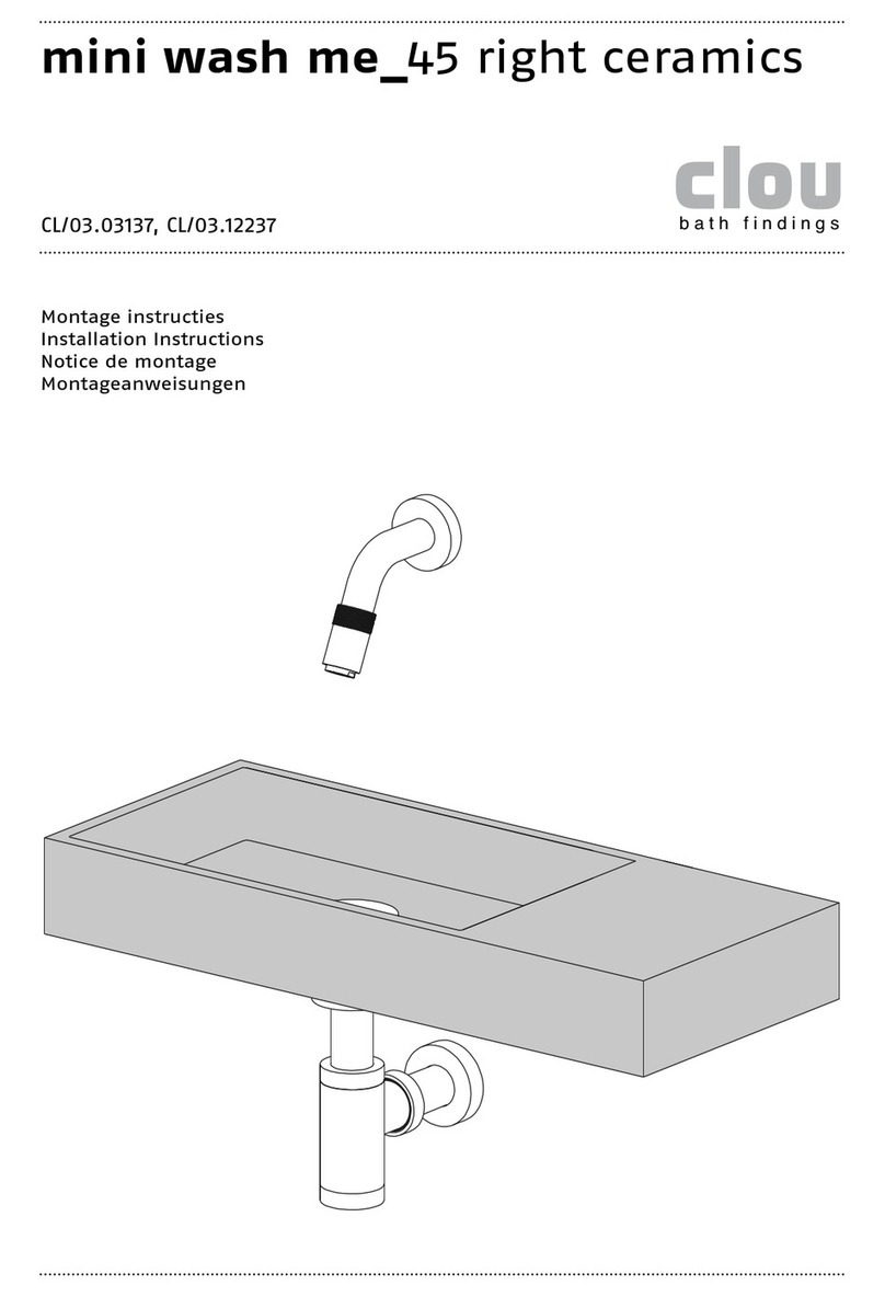 Clou mini wash me CL/03.03137 User manual