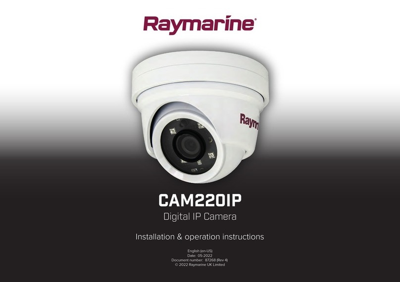 Raymarine CAM220IP Installation & operation instructions