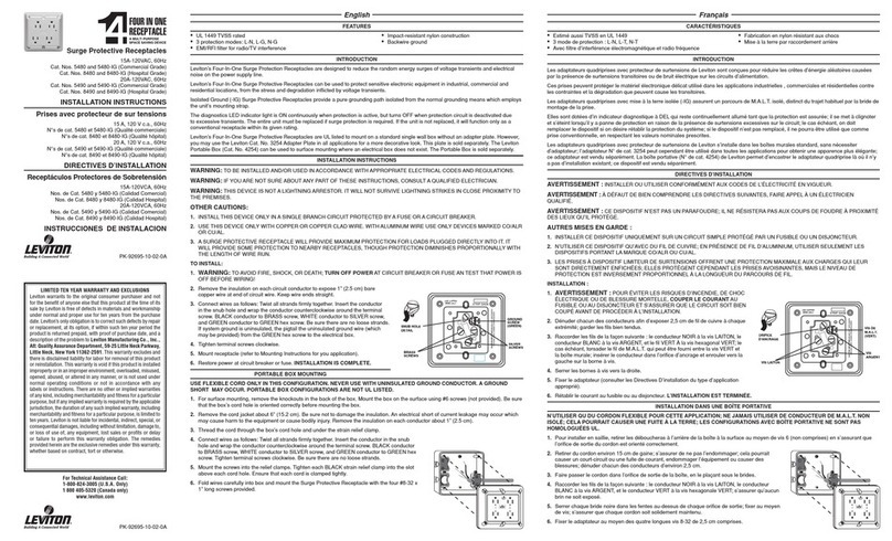 Leviton 5480-IG installation instructions
