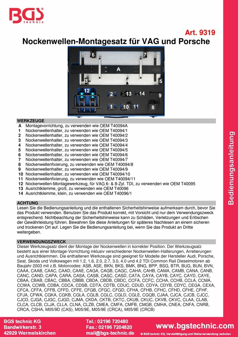 BGS technic 9319 User manual BGS technic 9319 User manual