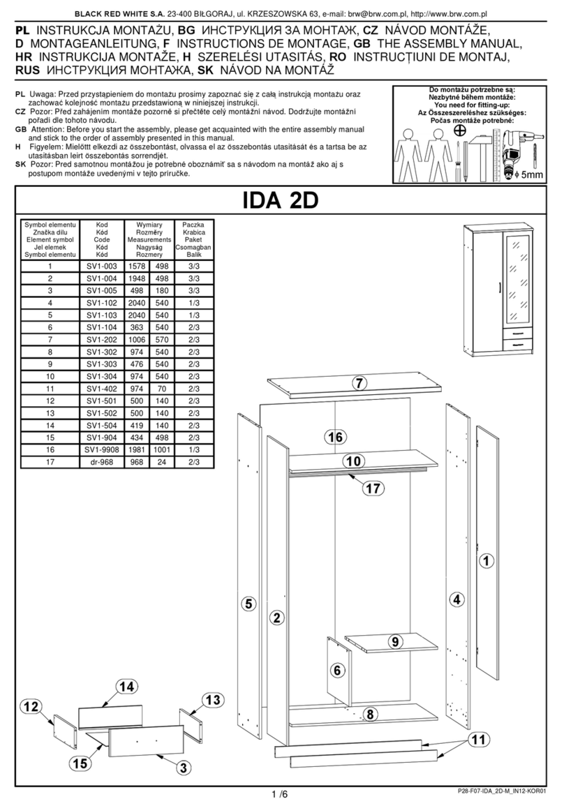BLACK RED WHITE IDA 2D Assembly manual BLACK RED WHITE IDA 2D Assembly manual