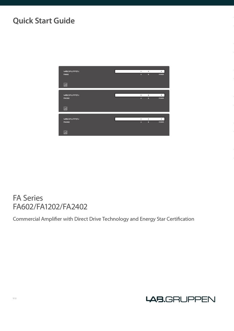 Lab.gruppen FA602 User manual