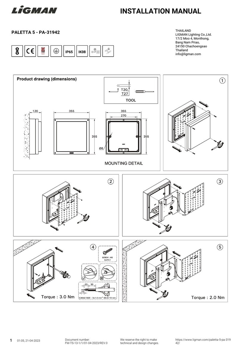 LIGMAN PALETTA 5 User manual