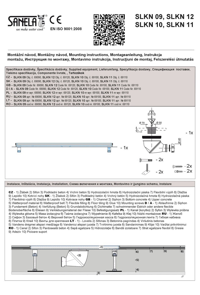 Sanela SLKN 09 Mounting instructions Sanela SLKN 09 Mounting instructions