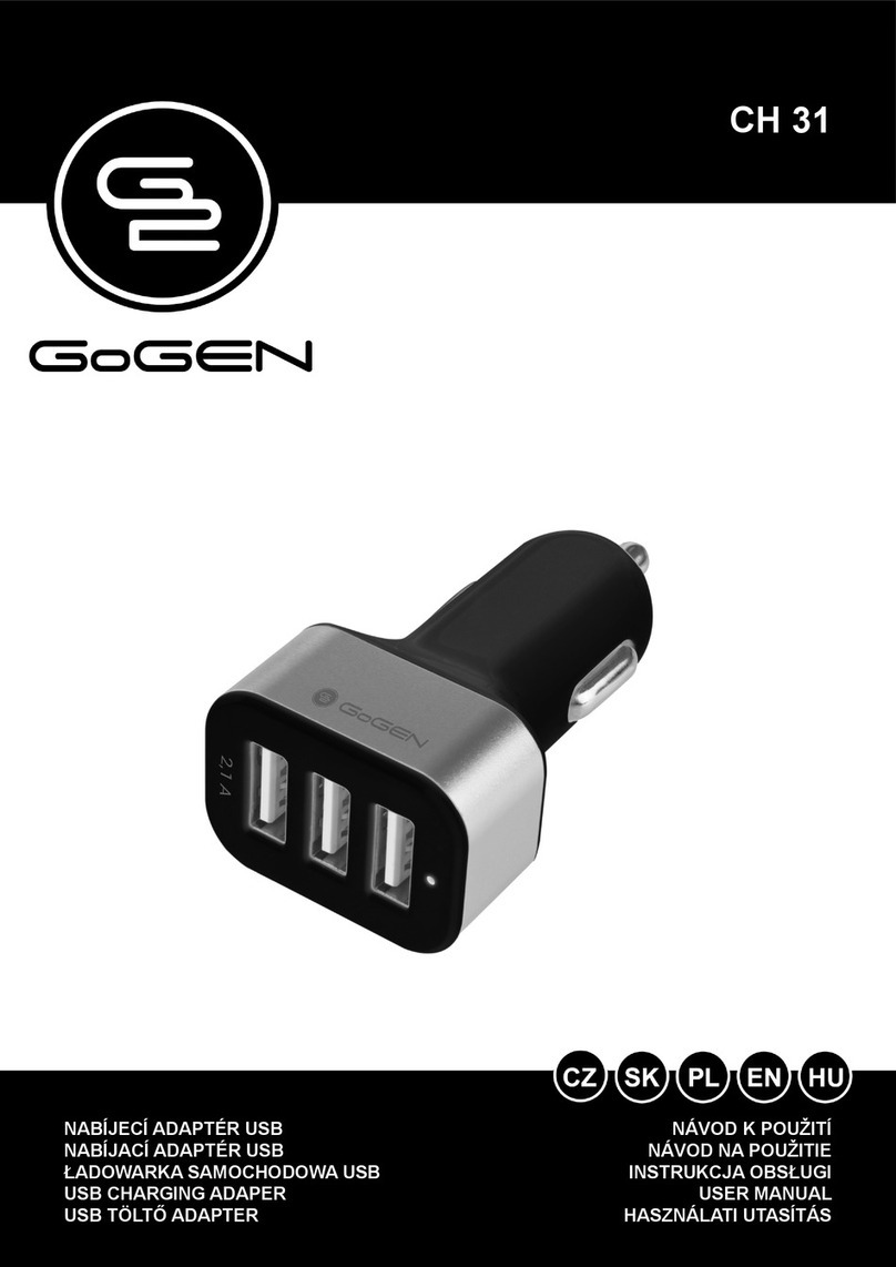 Gogen CH 31 user manual