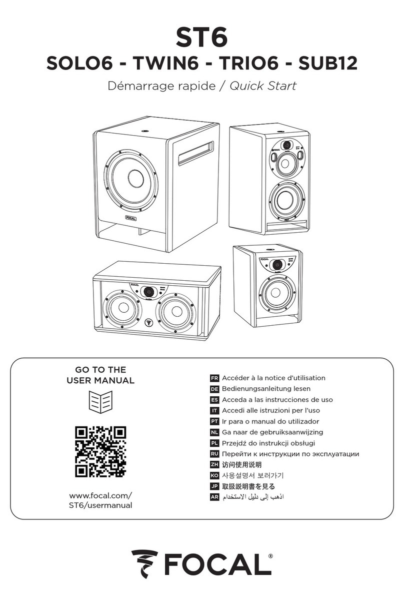 Focal ST6 SOLO6 User manual