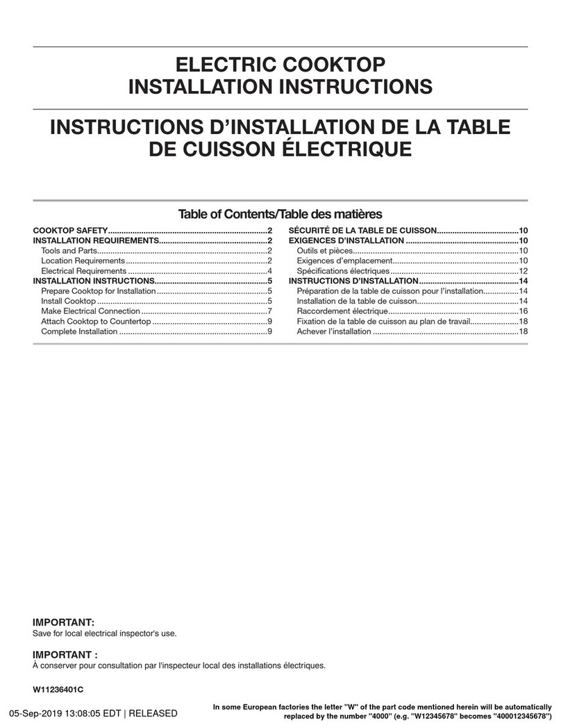 Jenn-Air JEC4430KS installation instructions