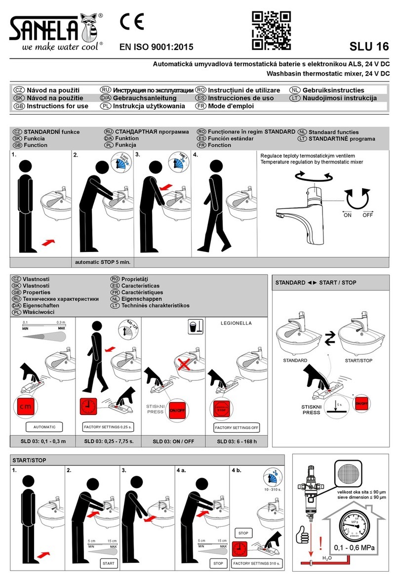 Sanela SLU 16 Instructions for use Sanela SLU 16 Instructions for use