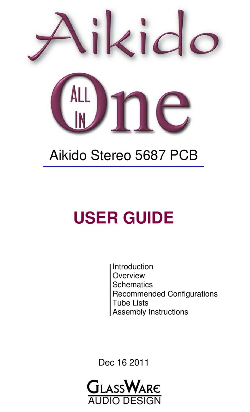 Glass Ware Aikido Stereo 5687 PCB user guide