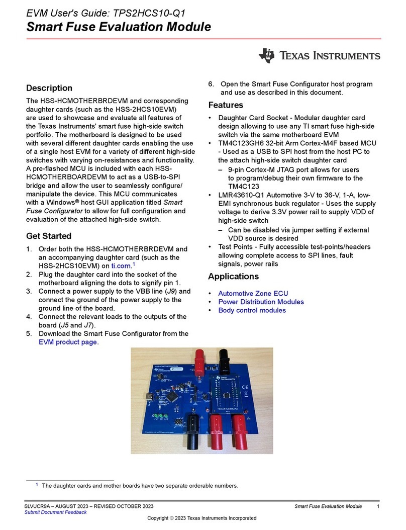 Texas Instruments TPS2HCS10-Q1 User manual Texas Instruments TPS2HCS10-Q1 User manual