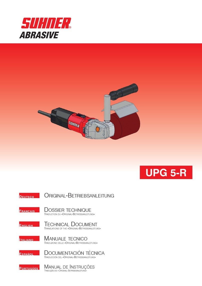 SUHNER ABRASIVE UPG 5-R Technical document SUHNER ABRASIVE UPG 5-R Technical document