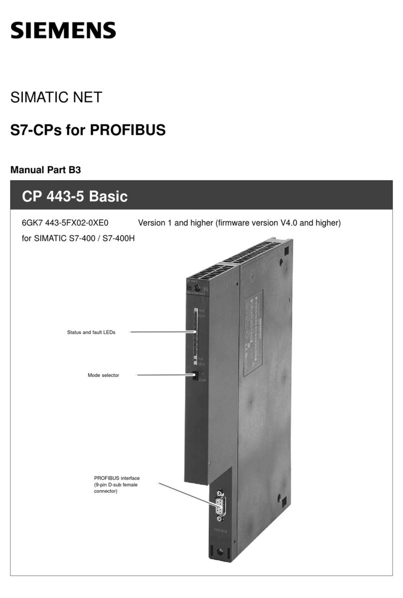 Siemens SIMATIC NET 6GK7 443-5FX02-0XE0 User manual