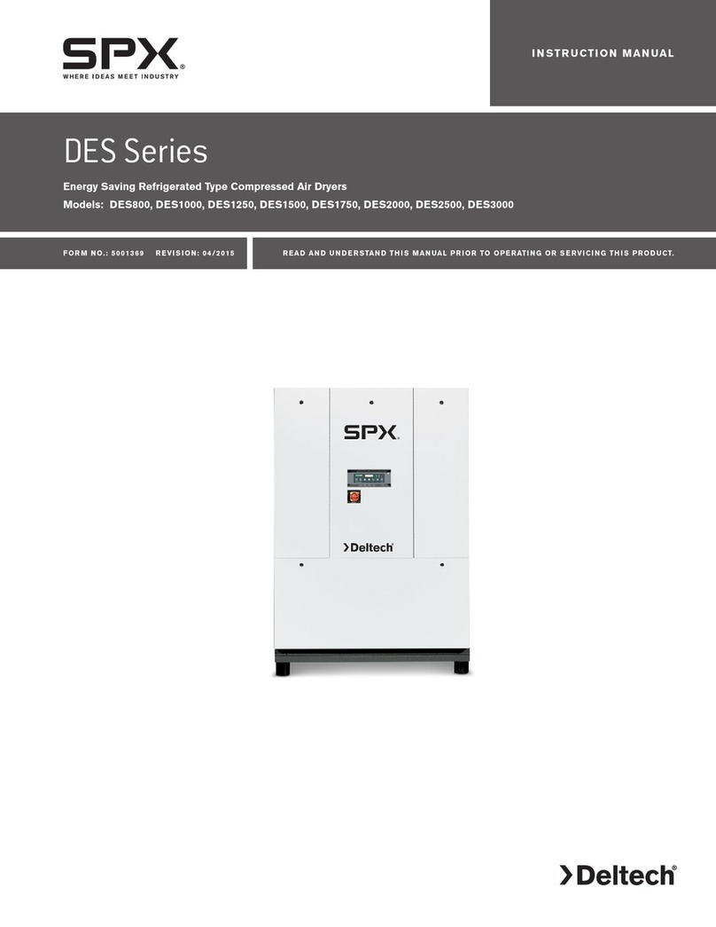 Deltech SPX DES Series User manual
