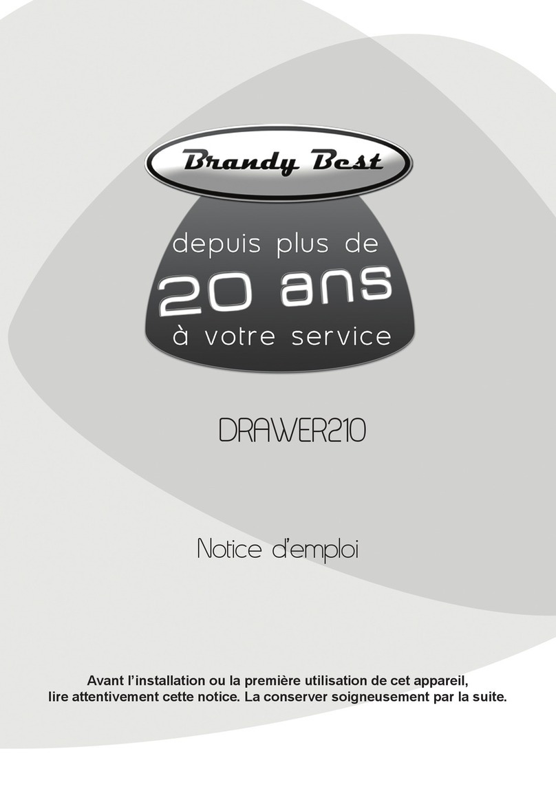 Brandy Best DRAWER210 instruction manual