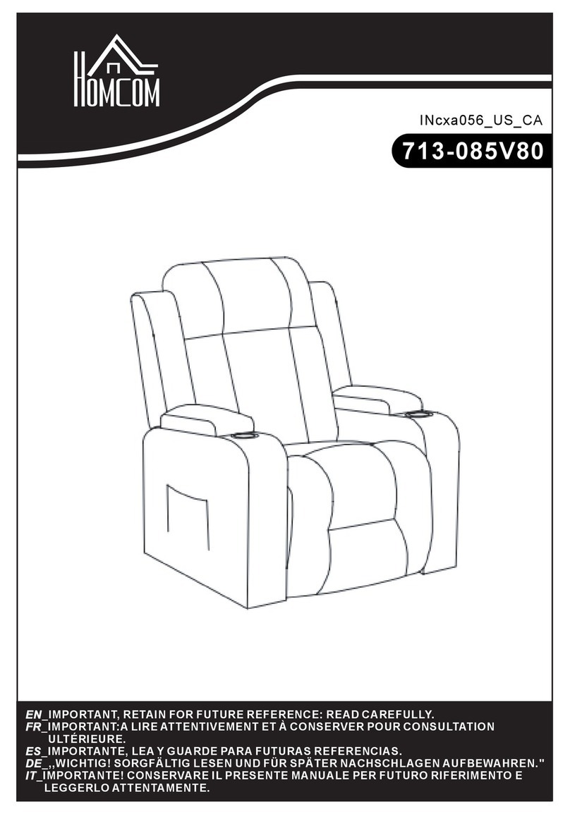 HOMCOM 713-085V80 User manual HOMCOM 713-085V80 User manual