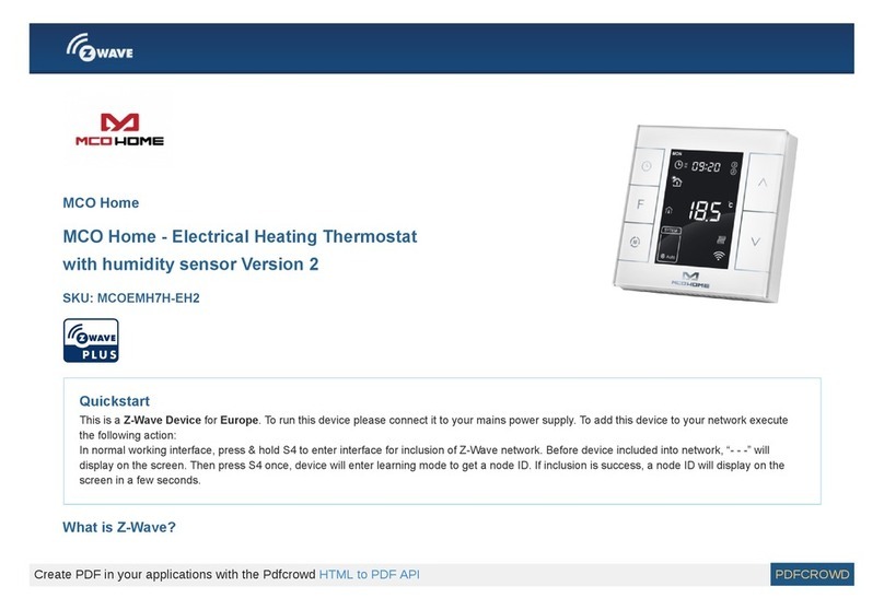 MCOHome MCOEMH7H-EH2 User manual