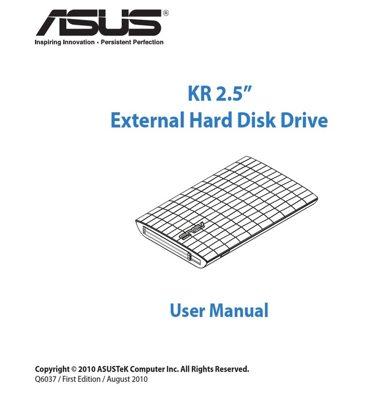Asus KR 2.5" User manual