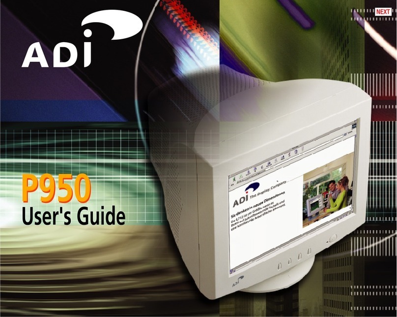 ADI P950 User manual