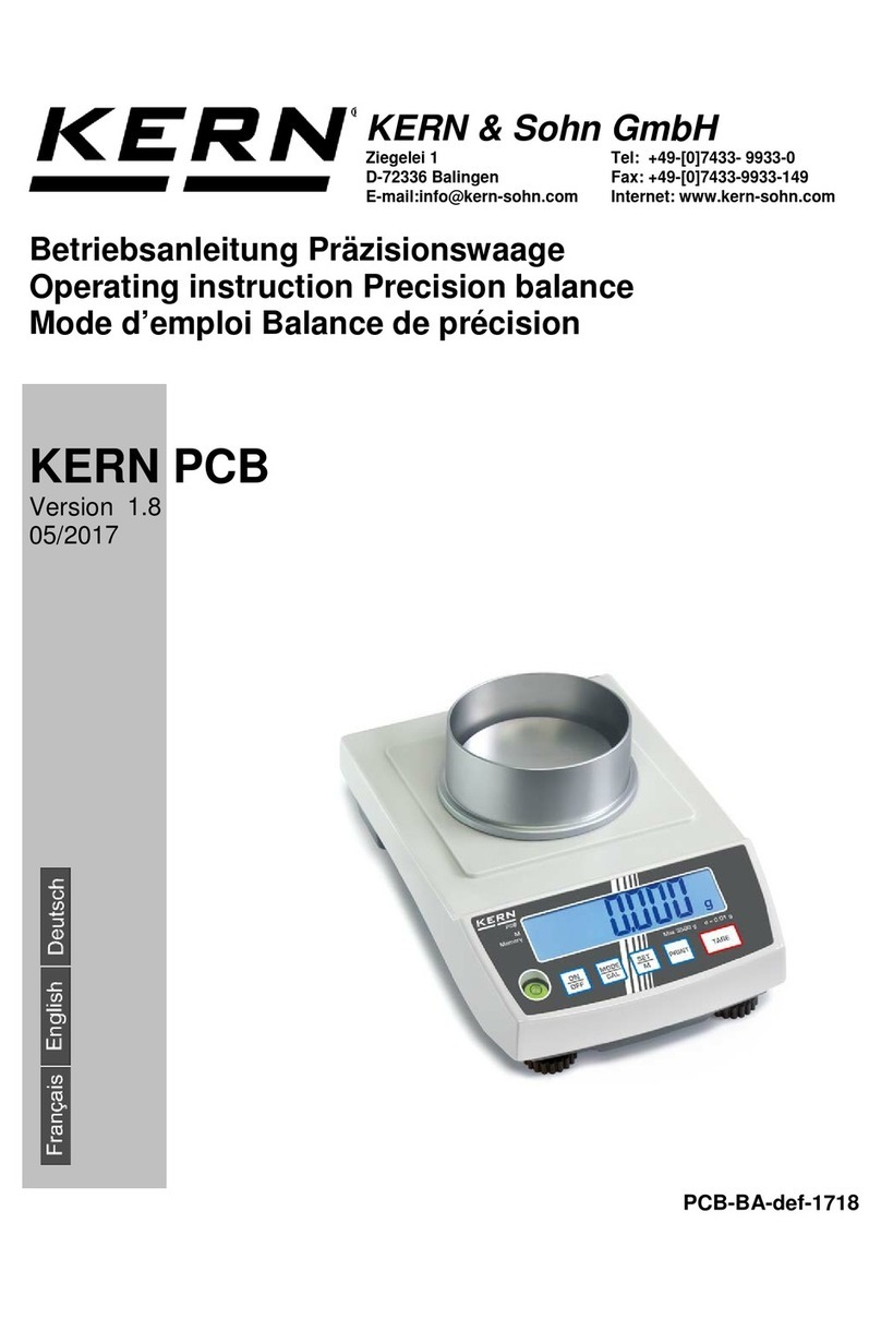 KERN PCB 100-3 Operating	 instruction
