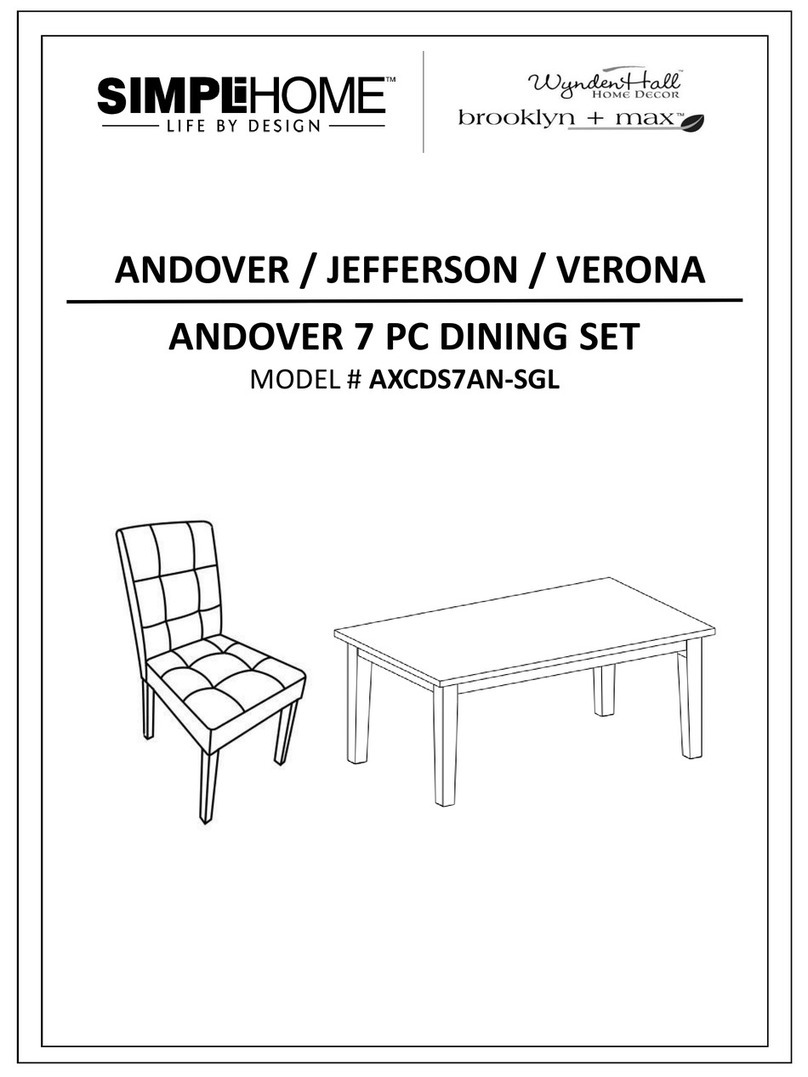 Simpli Home ANDOVER User manual