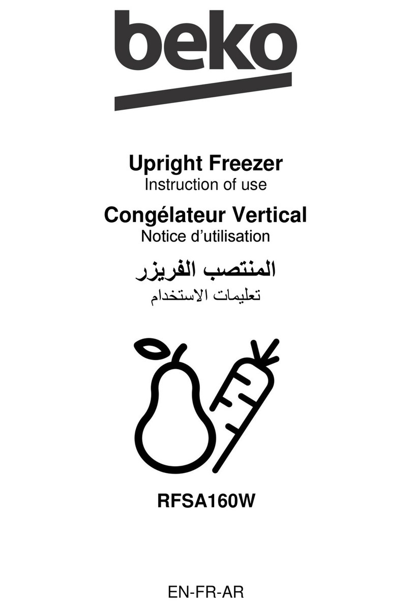 Beko RFSA160W Instructions for use