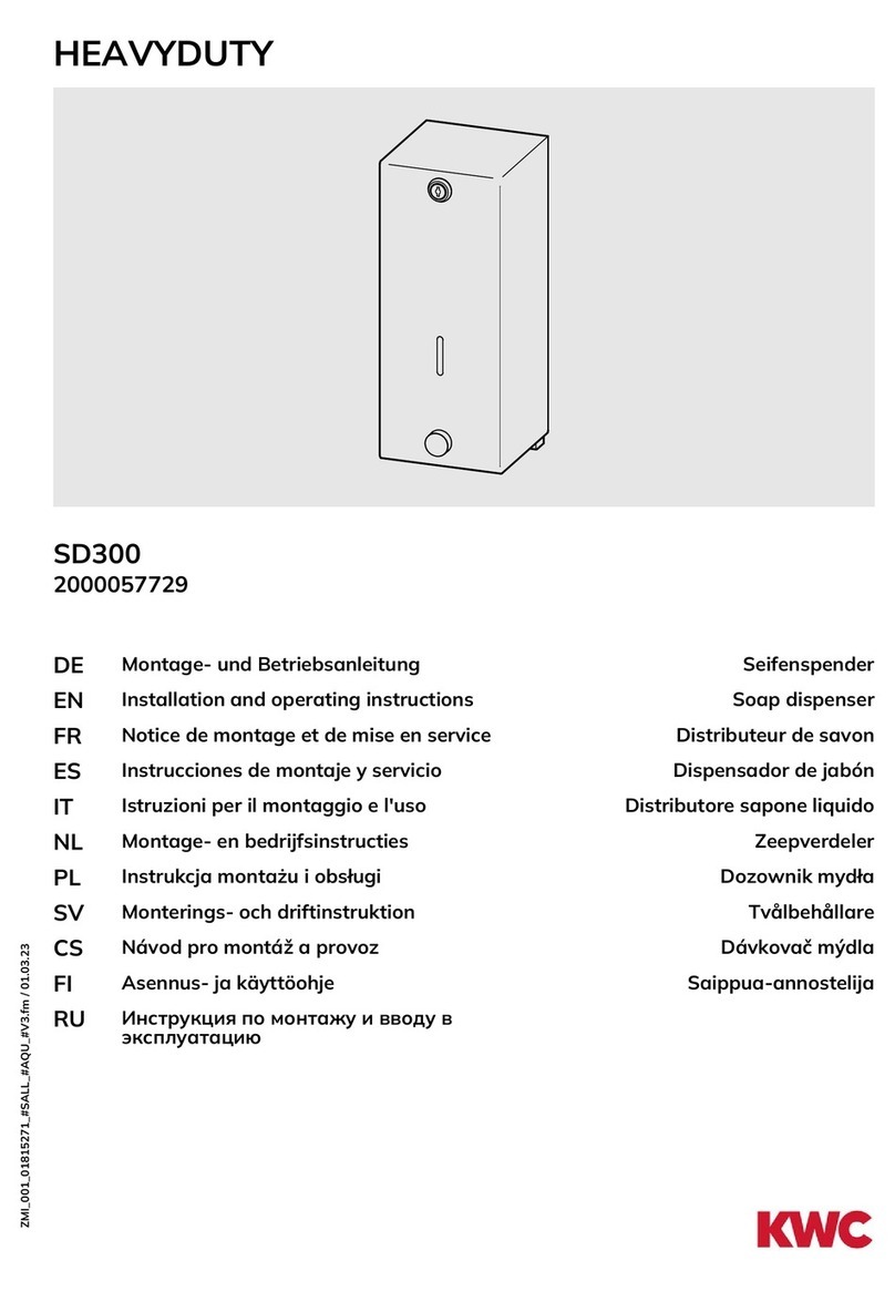 KWC HEAVYDUTY SD300 User manual