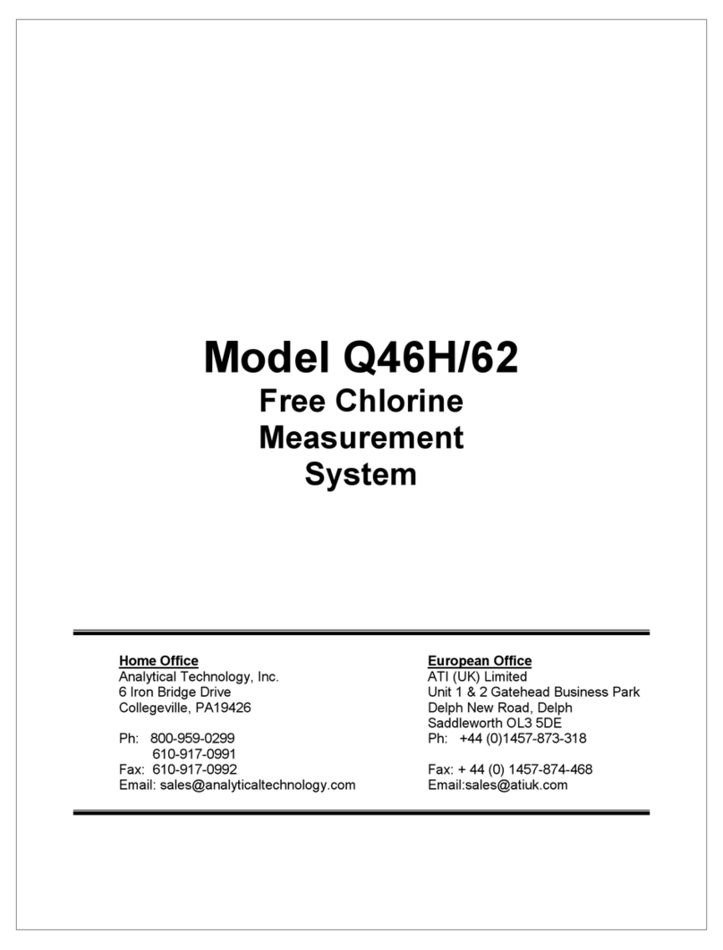 Analytical Technology Q46H/62-63 manual