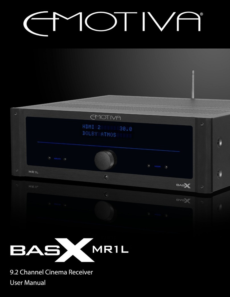 Emotiva BASXMR1-L user manual