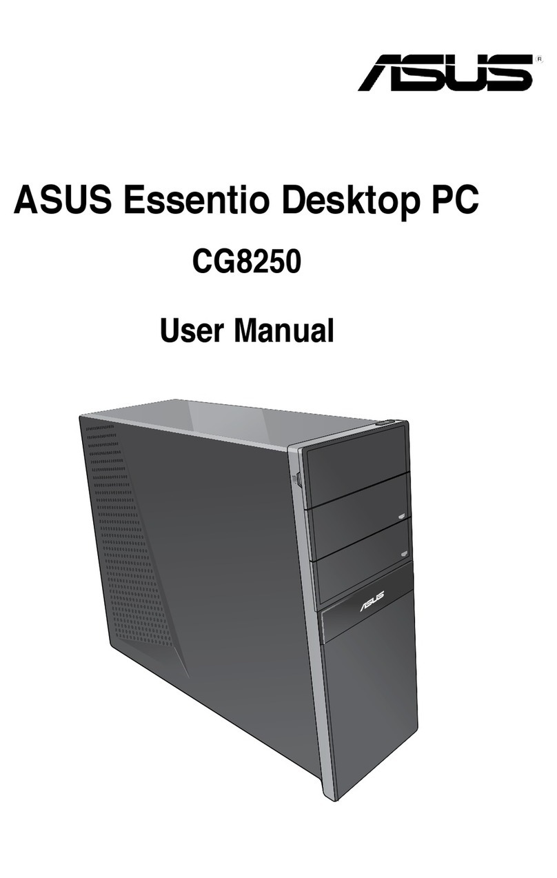 Asus Essentio CG8250 User manual Asus Essentio CG8250 User manual