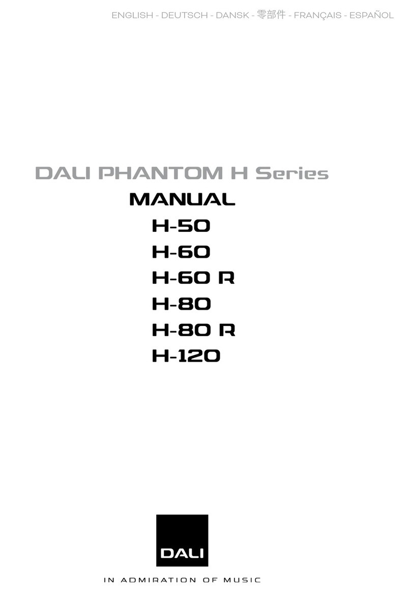 Dali PHANTOM H-60 R manual Dali PHANTOM H-60 R manual