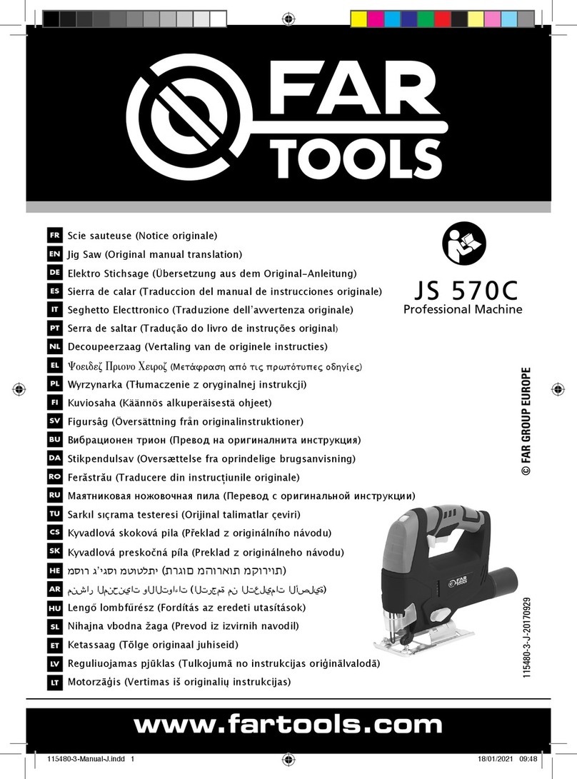 Far Tools JS 570C Original manual translation