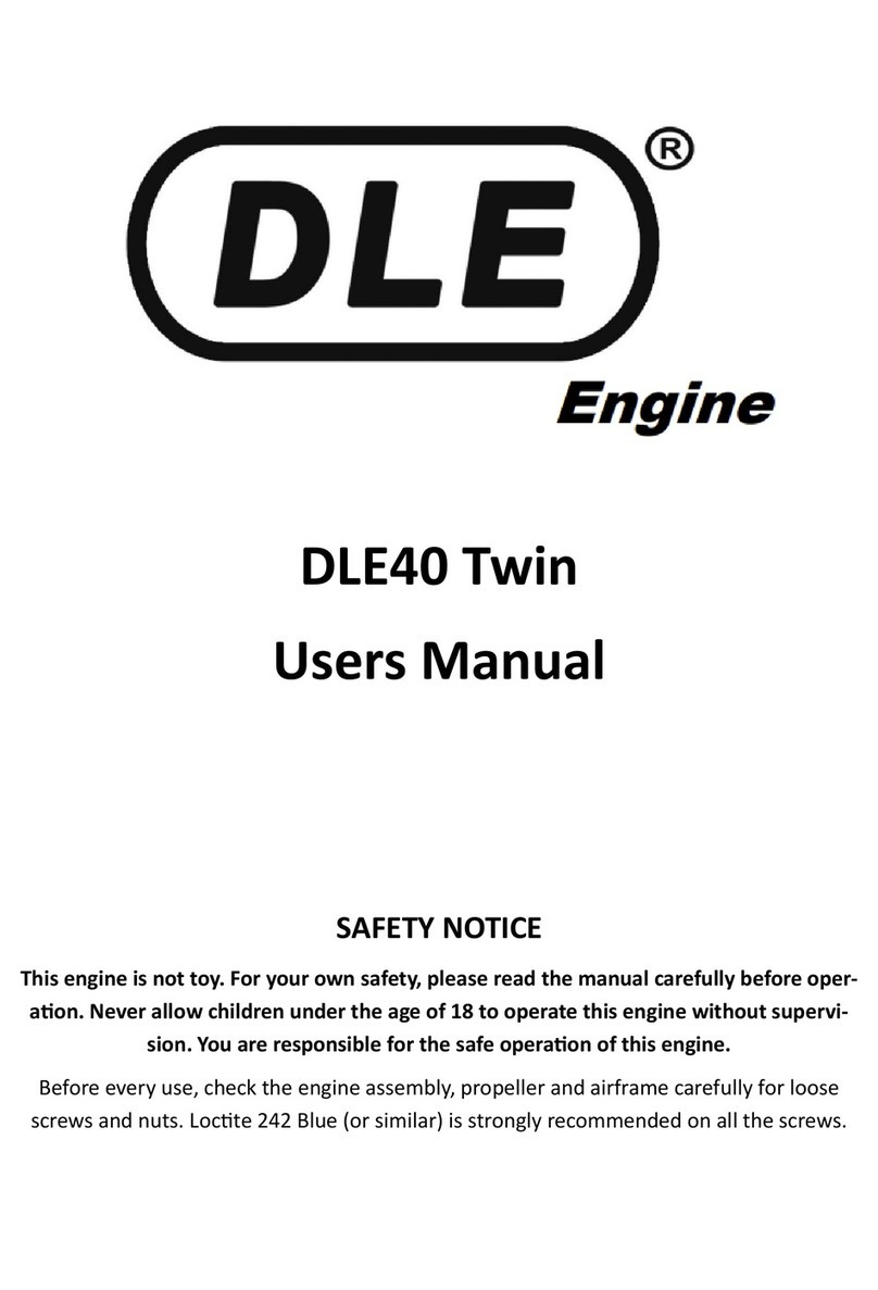 DLE DLE40 Twin user manual
