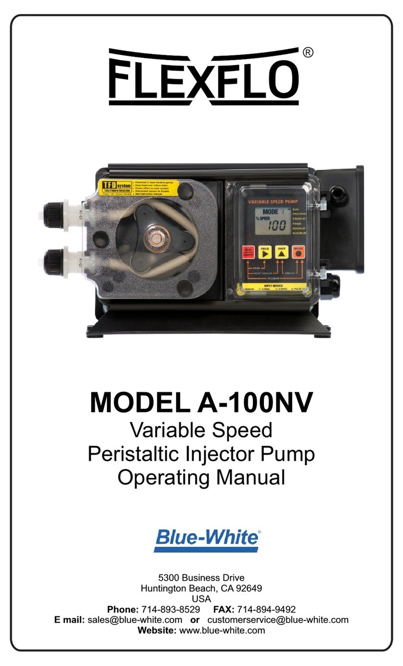 Blue-White FLEXFLO A-100NV operating manual