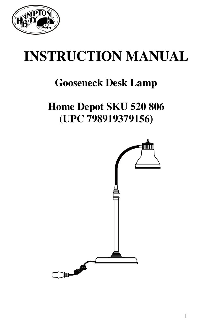 HAMPTON BAY 520 806 User manual