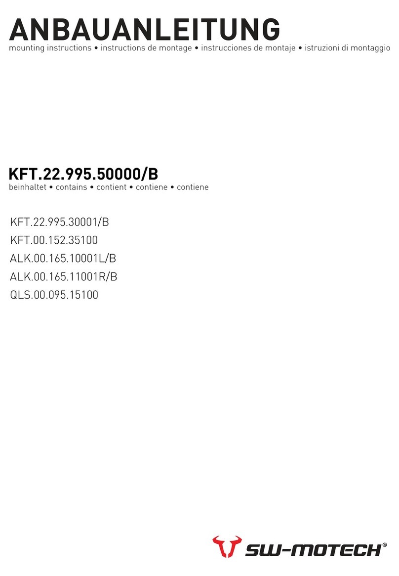 SW-Motech KFT.22.995.50000/B Mounting instructions