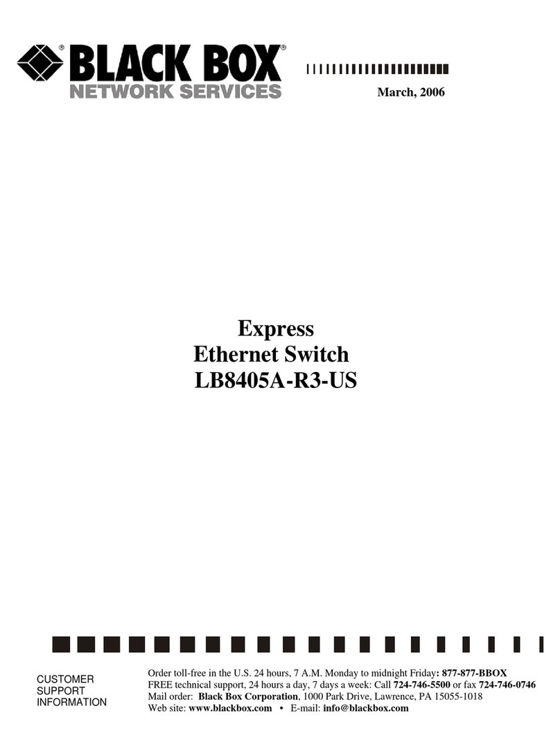 Black Box LB8405A-R3-US User manual