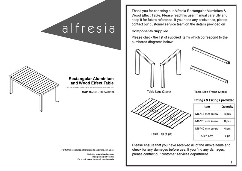 alfresia JT06520203 manual