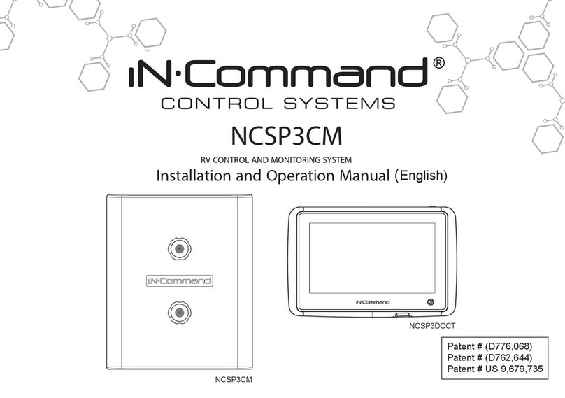 IN-COMMAND NCSP3CM Installation and operation manual