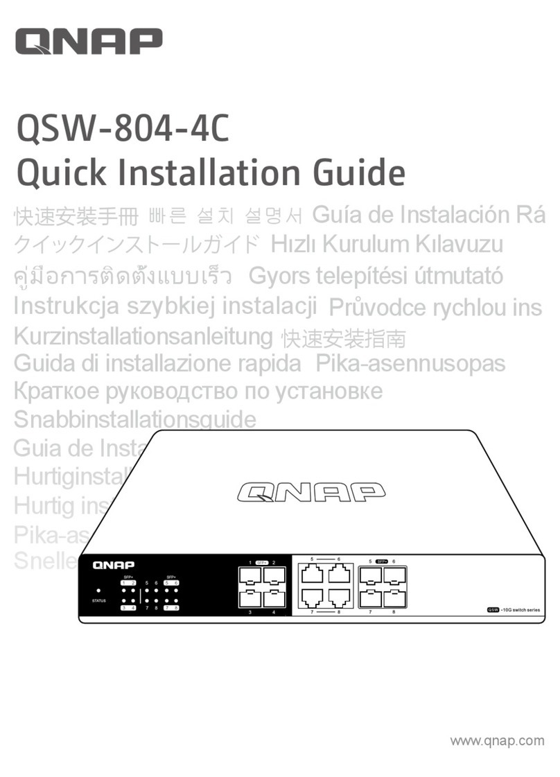 QNAP QSW-804-4C Quick installation guide