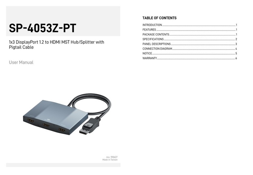 GoMax Electronics SP-4053Z-PT User manual GoMax Electronics SP-4053Z-PT User manual
