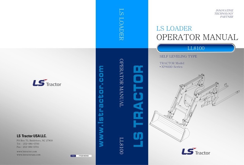 LS tractor LL8100 Operator's manual