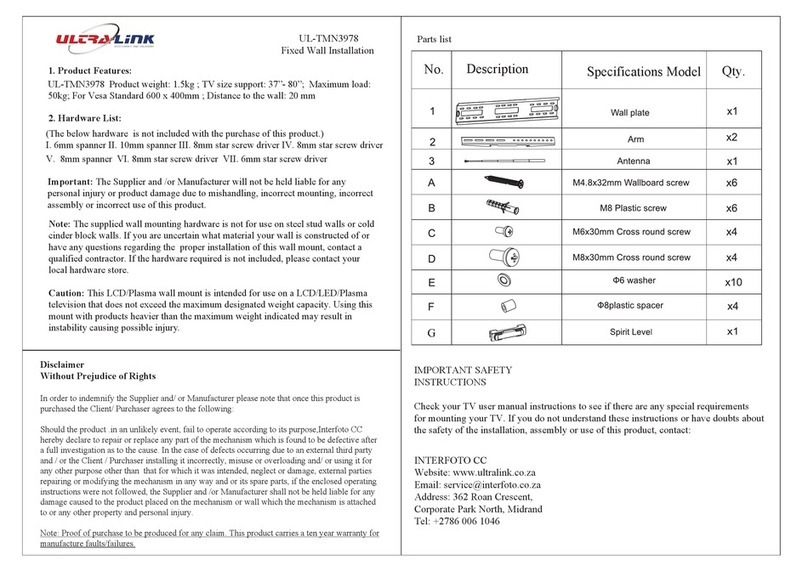 UltraLink Products UL-TMN3978 User manual
