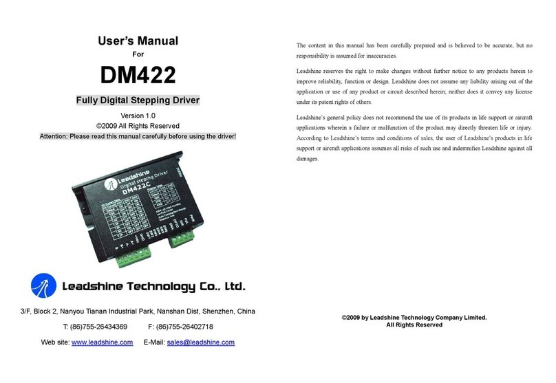 Leadshine Technology DM422 User manual