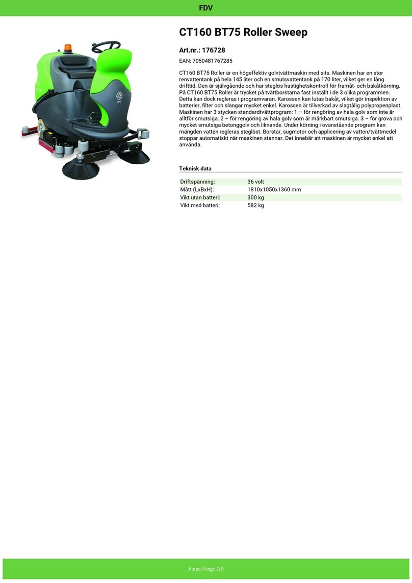 IPC CT160 BT75 User manual