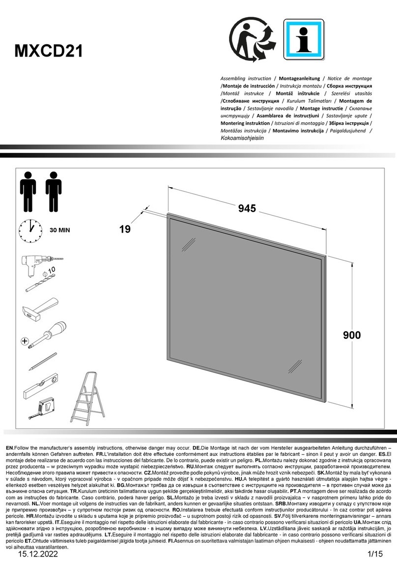 Forte MXCD21 User manual