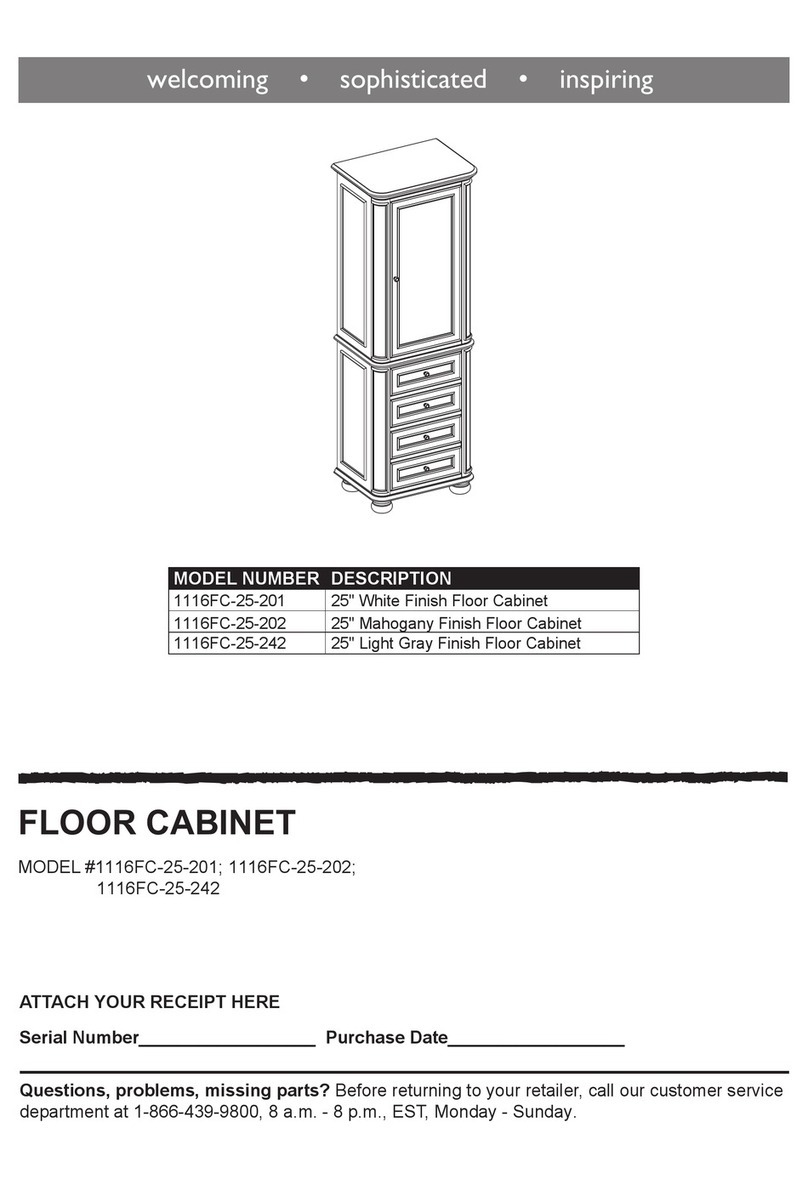 Scott Living 1116FC-25-201 quick start guide