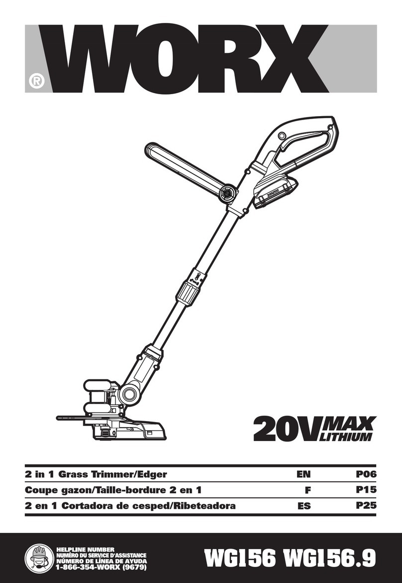 Worx WG156 9 Series User manual Worx WG156 9 Series User manual